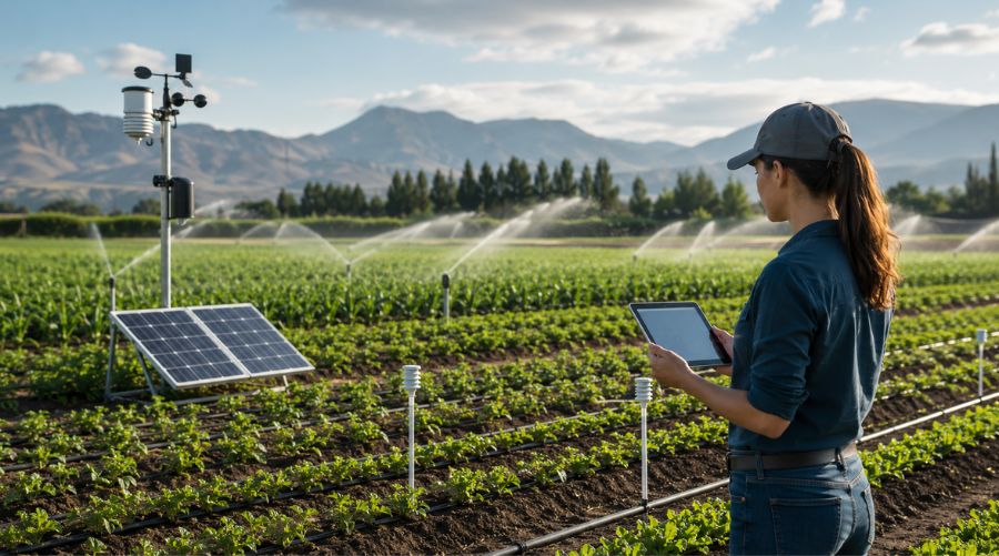 Gestión de recursos hídricos en agricultura