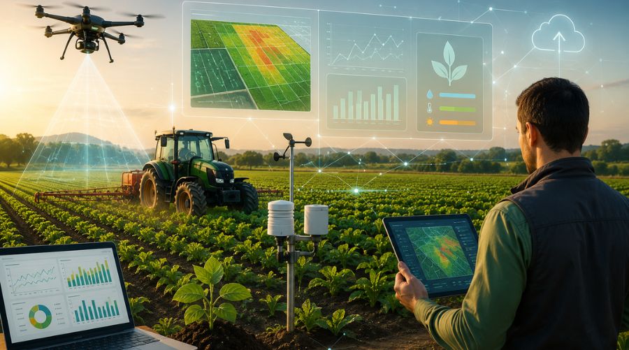 Análisis de datos agrícolas para optimizar cultivos